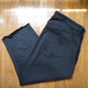 Ava & Viv High Waisted Black Mom Jeans, Size 20W.
